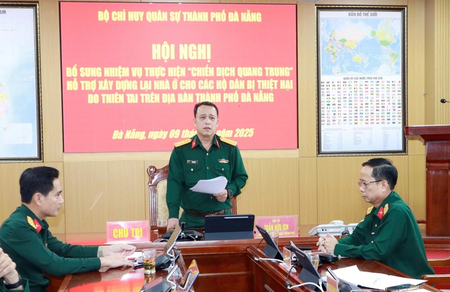 Đà Nẵng huy động 500 quân nhân sửa chữa và dựng mới 275 căn nhà trước Tết